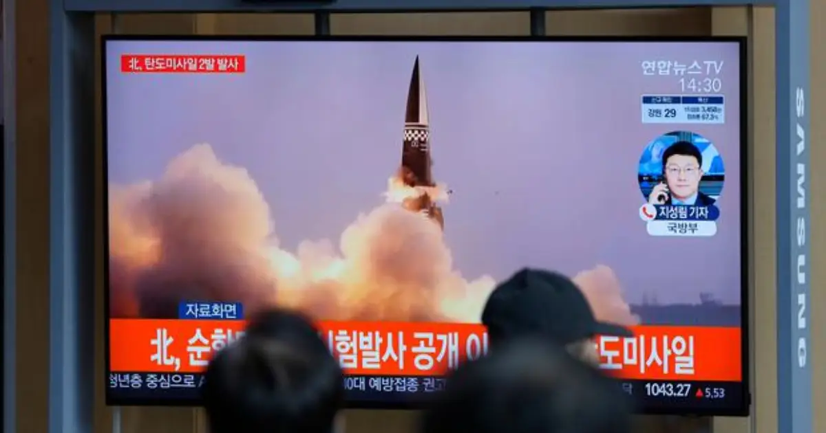 Rival Koreas test missiles hours apart, raising tensions